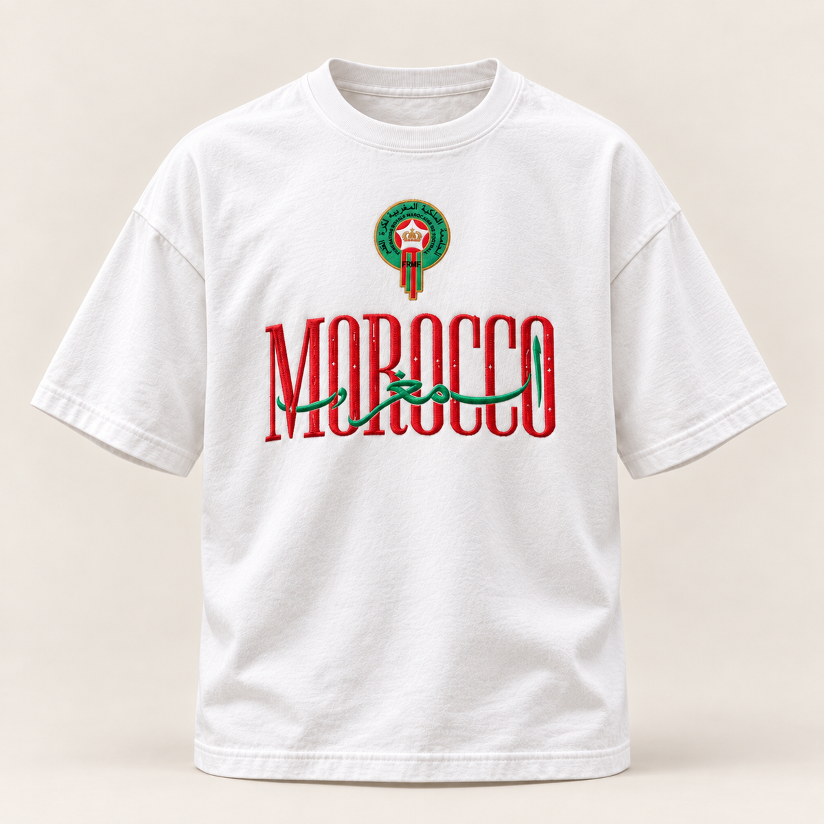 Morocco Heritage T-Shirt White - front