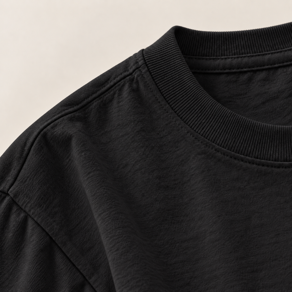 Morocco Heritage T-Shirt Black - collar