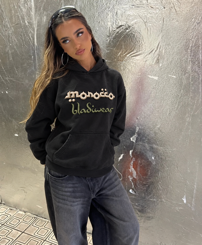 Morocco Hoodie — Black
