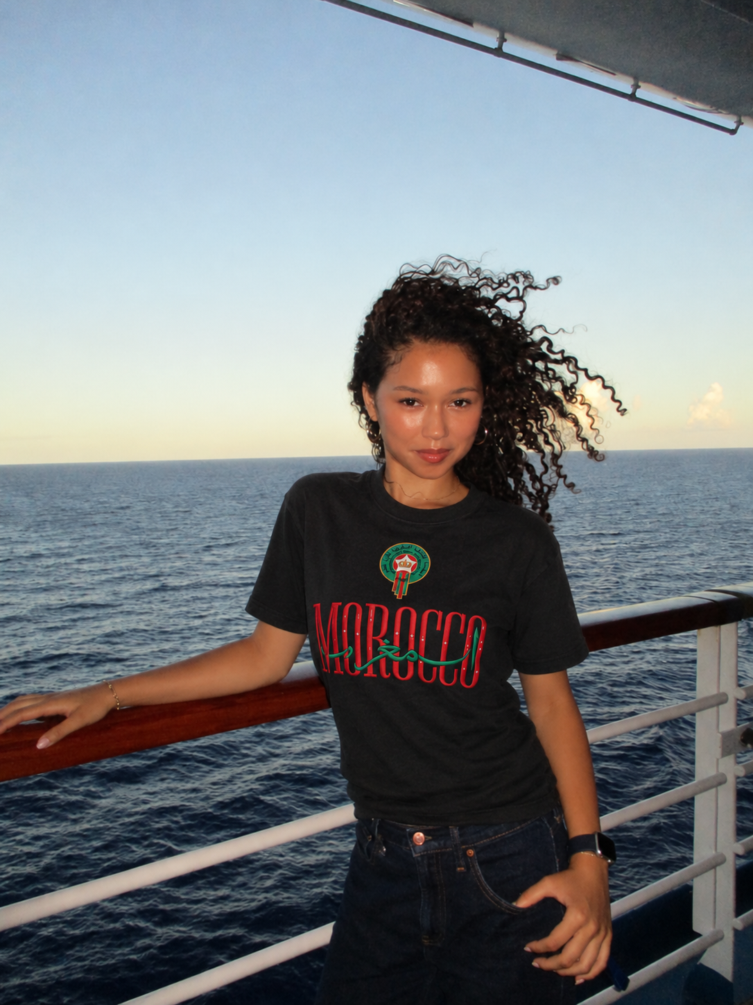 Morocco Heritage T-Shirt — Black