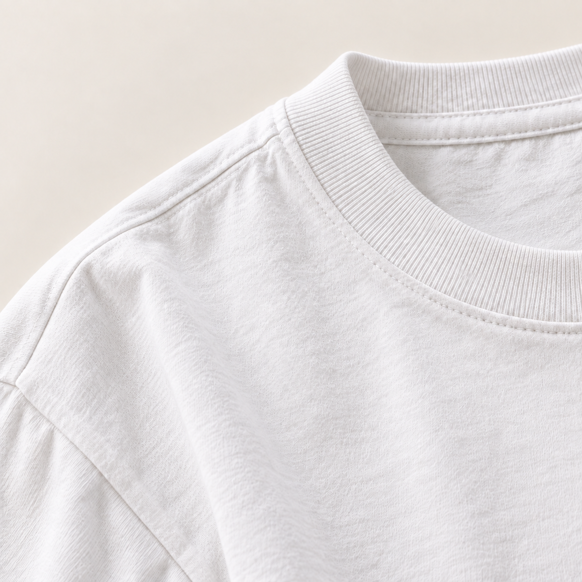 Morocco Heritage T-Shirt White - collar